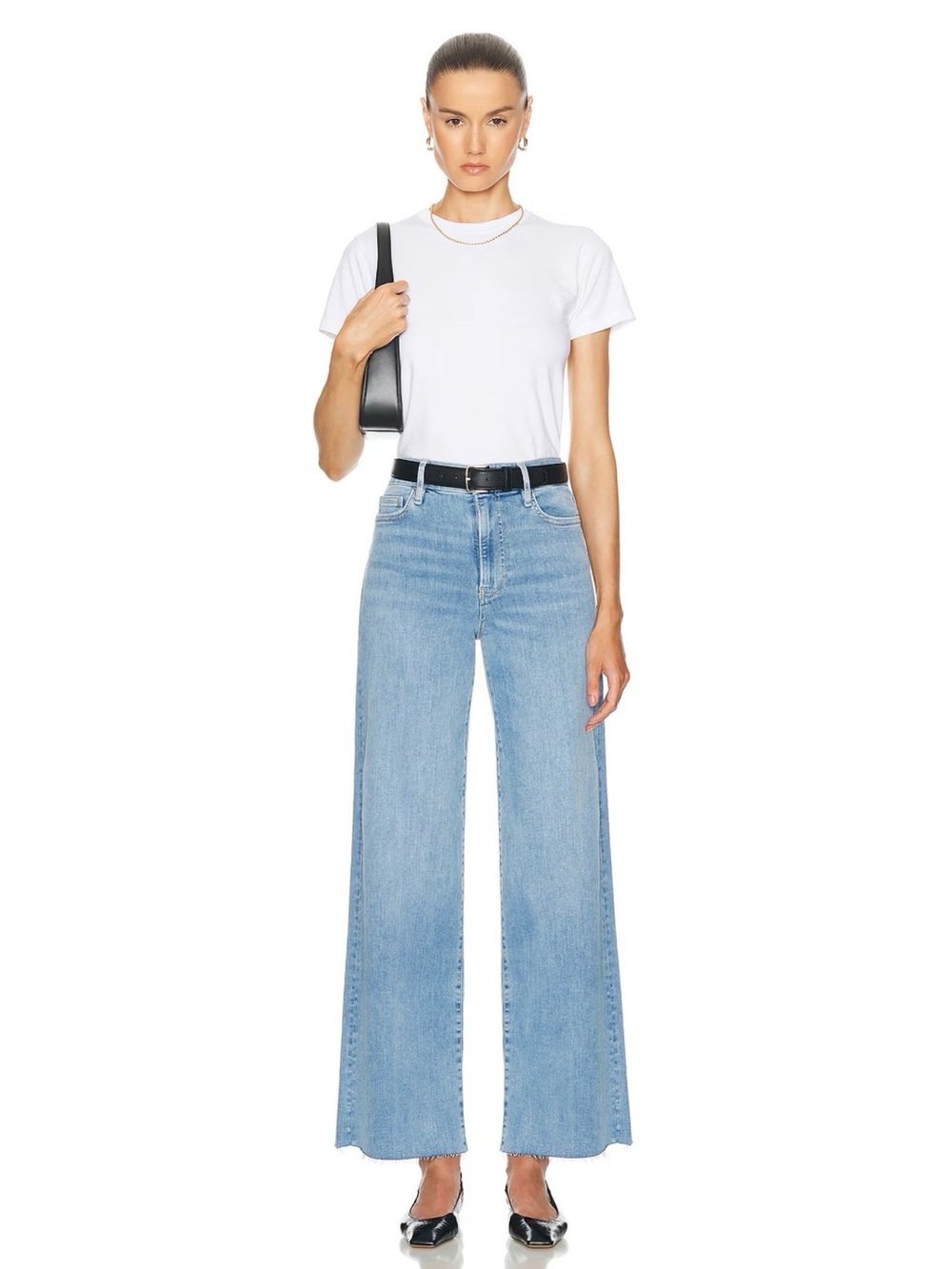 FRAME Le Slim Palazzo Fray in Clearwater in Size 29